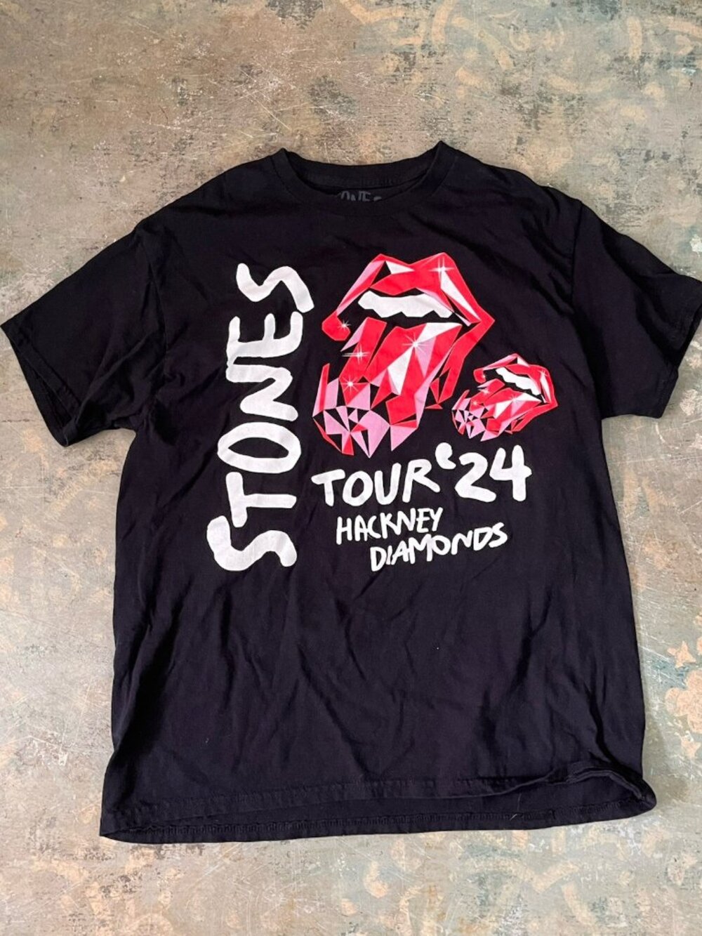 Rolling Stones Hackney Diamonds Tour Concert Merch Large 2024